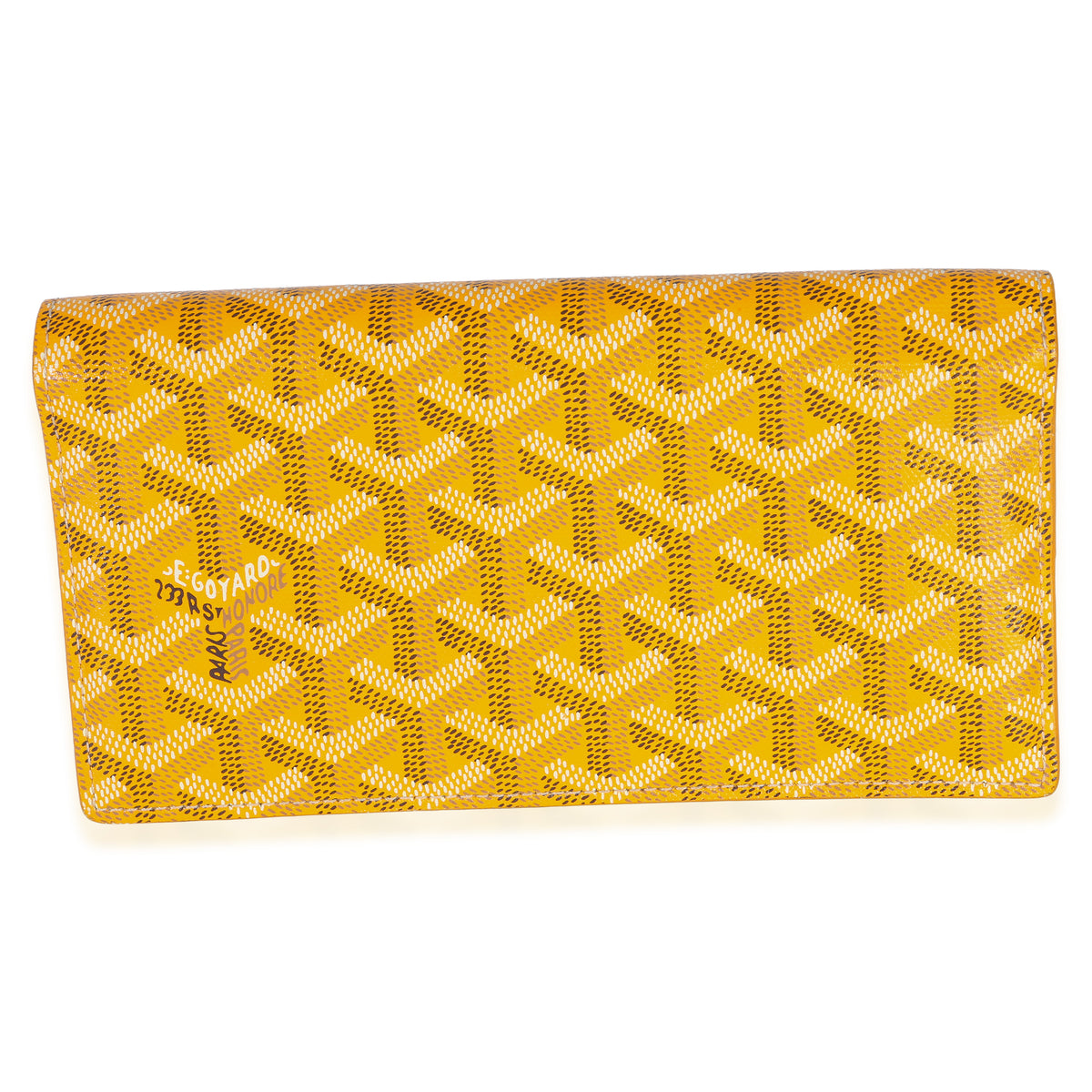 Goyard Yellow ine Canvas Richelieu Wallet Handbag 5