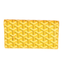 Goyard Yellow ine Canvas Richelieu Wallet Handbag id