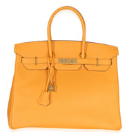 Hermès Jaune D'or Epsom Birkin 35 GHW Handbag id