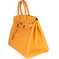 Hermès Jaune D'or Epsom Birkin 35 GHW Handbag 2