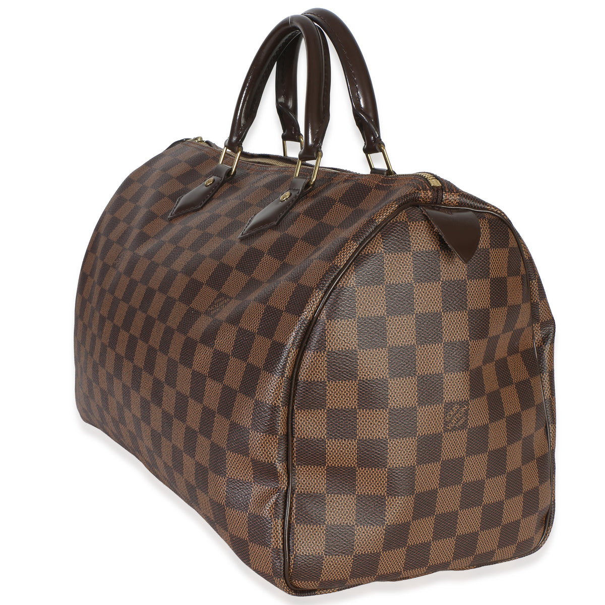 Louis Vuitton Damier Ebene Canvas Speedy 35 Handbag 2