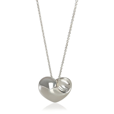 Tiffany & Co. Sterling Silver  Folded Heart Pendant fv