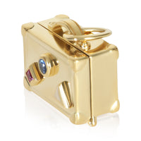Tiffany & Co. Yellow Gold Sapphire and Diamond Suitcase Charm 3