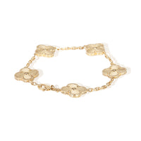 Van Cleef & Arpels Yellow Gold  Vintage Alhambra Bracelet 4