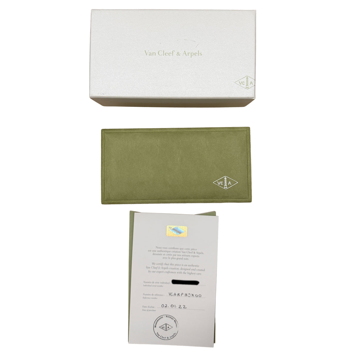 Van Cleef & Arpels Yellow Gold  Vintage Alhambra Bracelet box