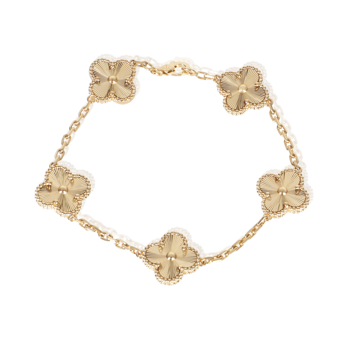 Van Cleef & Arpels Yellow Gold  Vintage Alhambra Bracelet fv