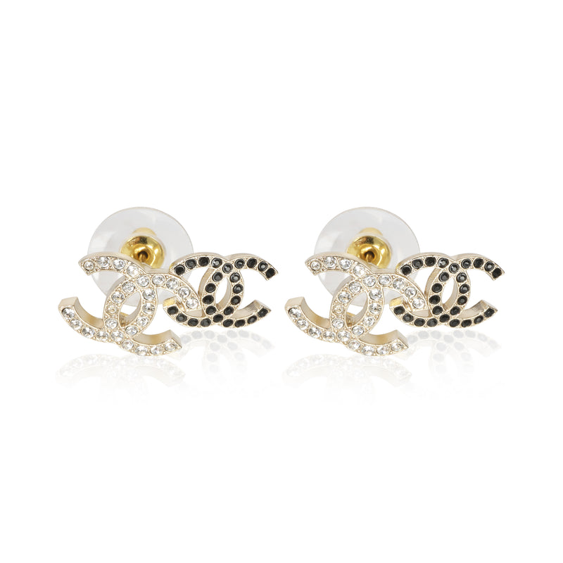 Chanel Gold Plated  2022 Double CC Earrings fv