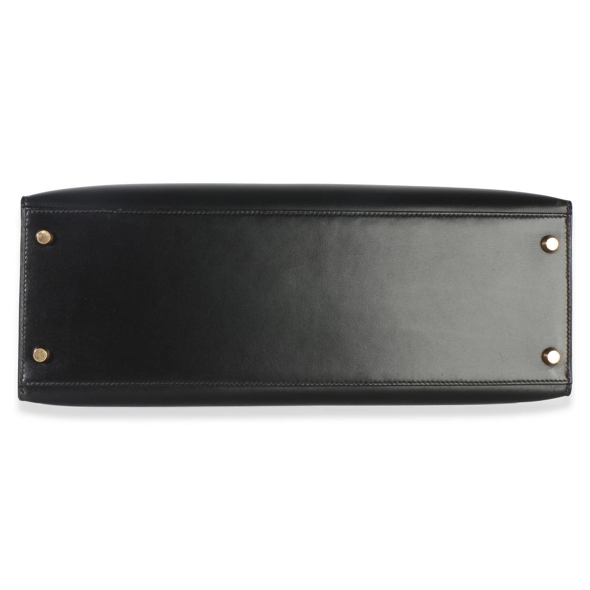 Hermès Vintage Black Box Sellier Kelly 35 GHW Handbag 5