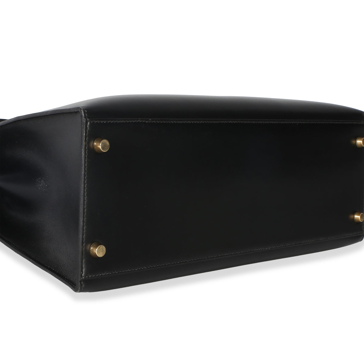 Hermès Vintage Black Box Sellier Kelly 35 GHW Handbag 7