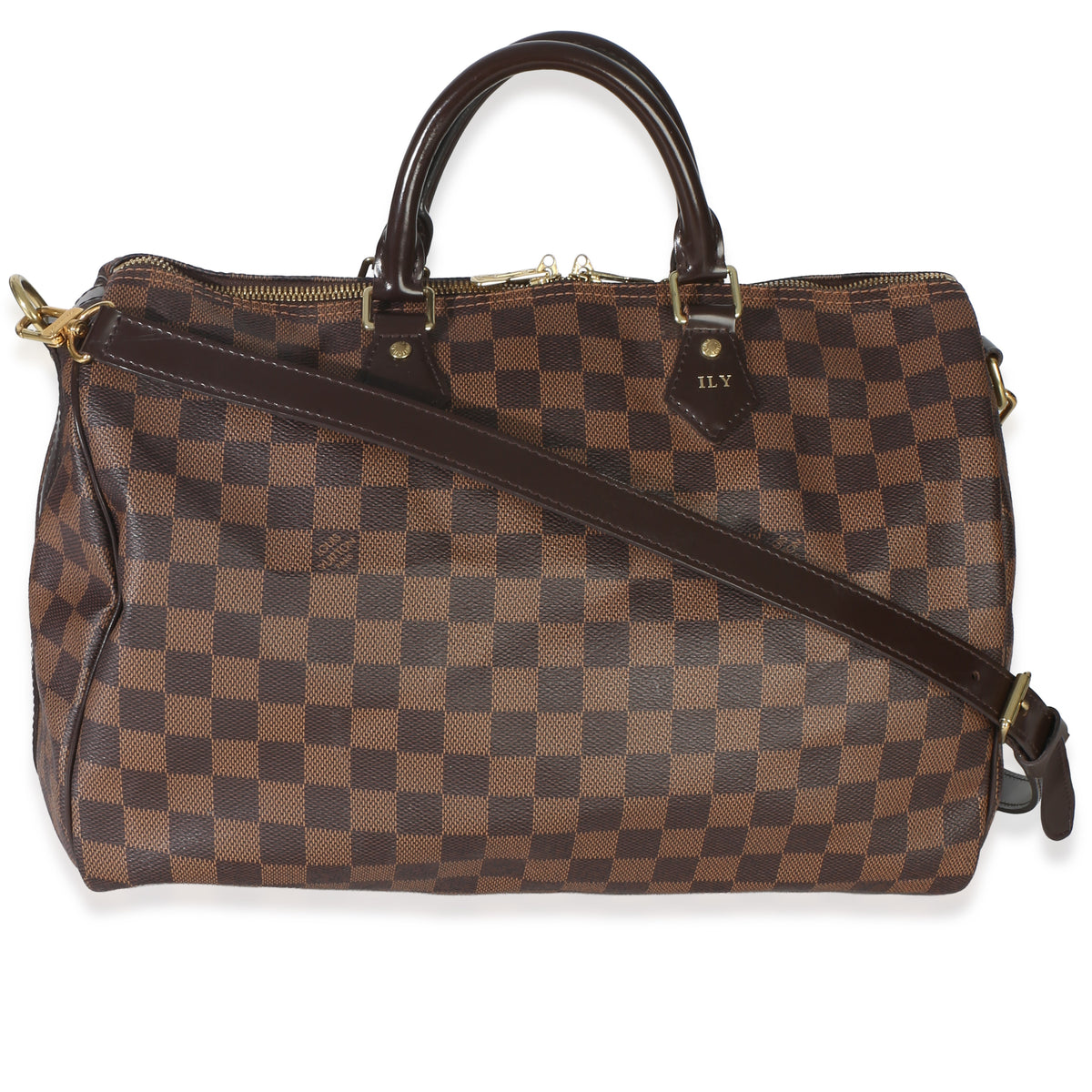 Louis Vuitton Damier Ebene Canvas Speedy Bandouliere 35 Handbag id