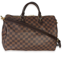 Louis Vuitton Damier Ebene Canvas Speedy Bandouliere 35 Handbag id
