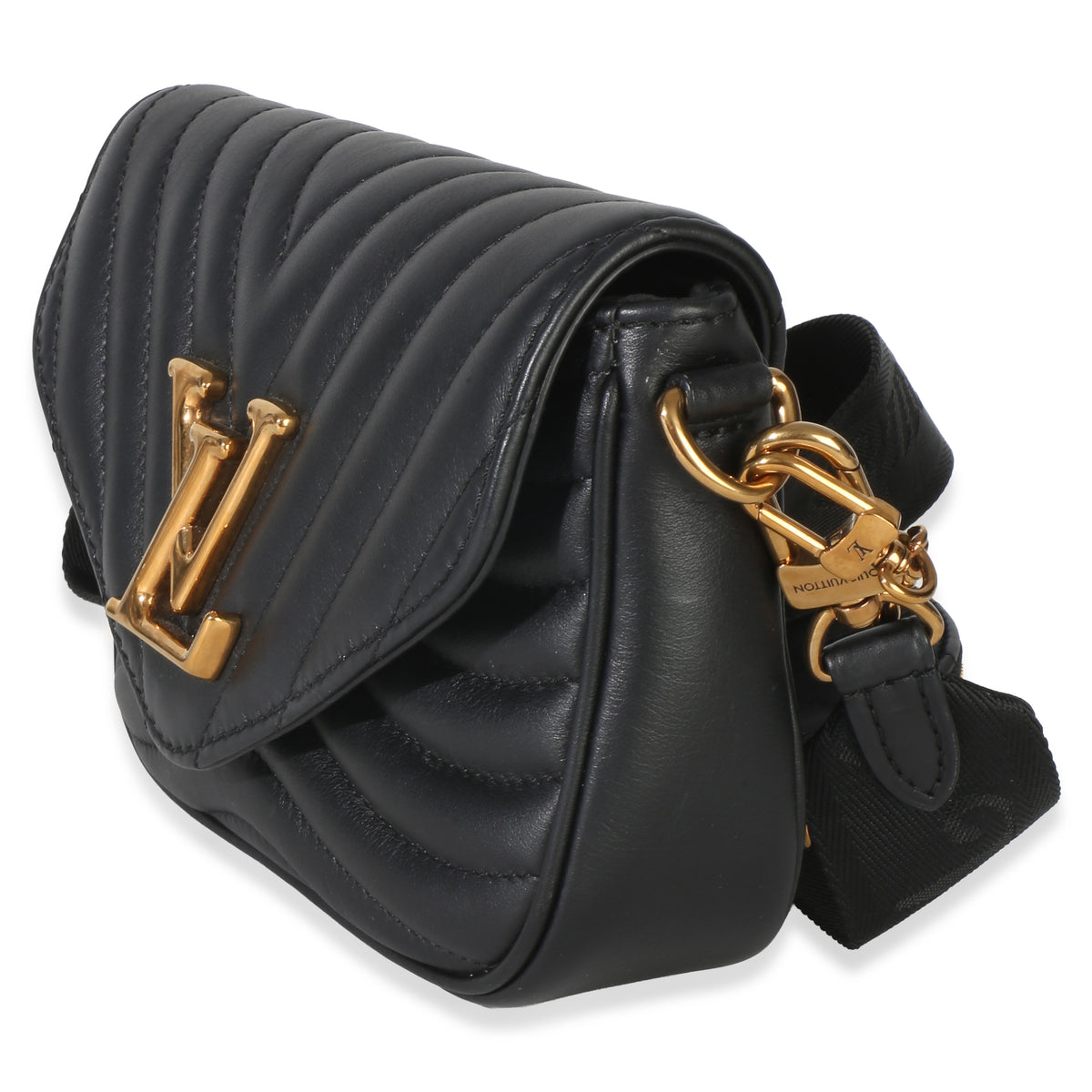 Louis Vuitton Black Calfskin New Wave Multi Pochette Handbag 2
