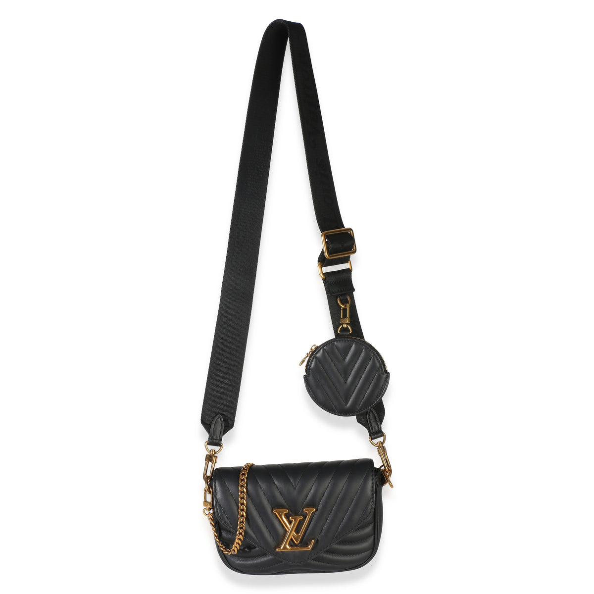 Louis Vuitton Black Calfskin New Wave Multi Pochette Handbag 9