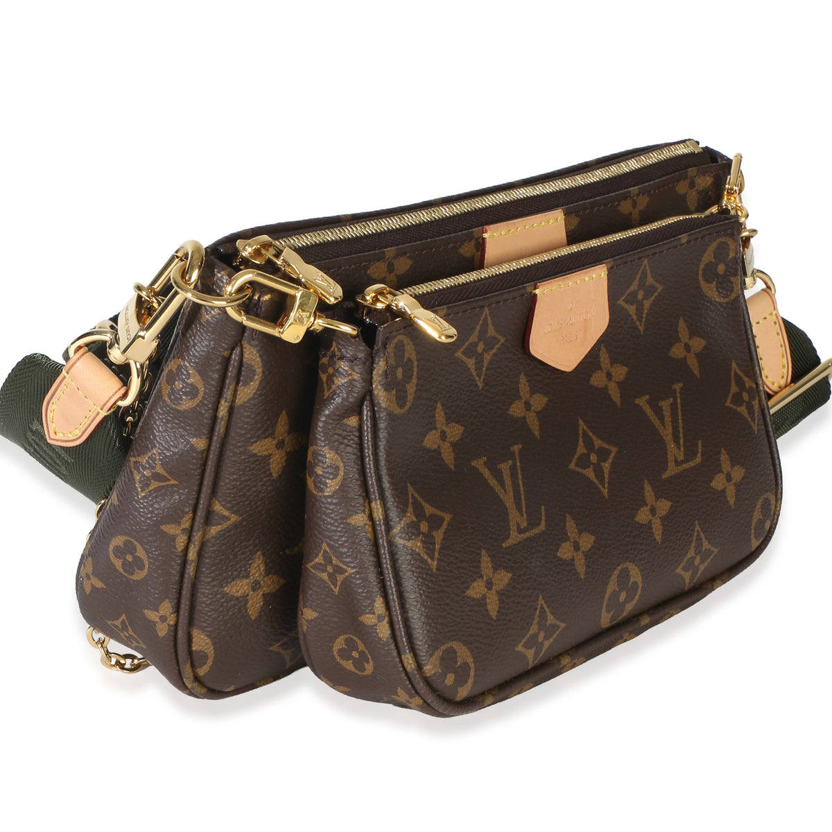 Louis Vuitton Khaki Monogram Canvas Multi Pochette Accessoires Handbag 3