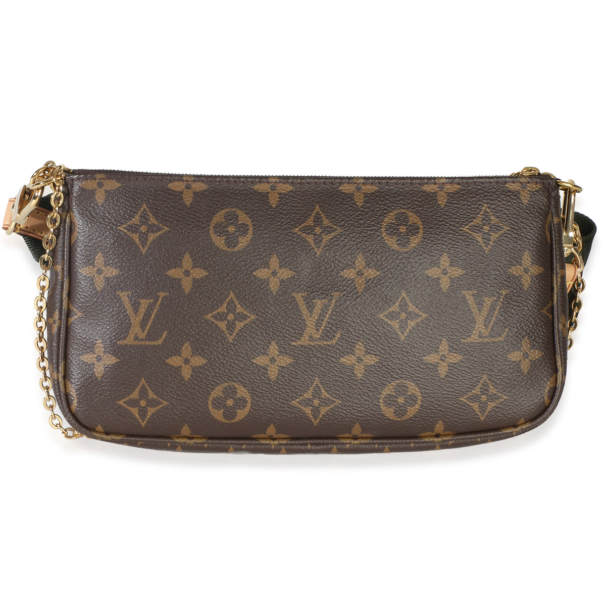 Louis Vuitton Khaki Monogram Canvas Multi Pochette Accessoires Handbag 4