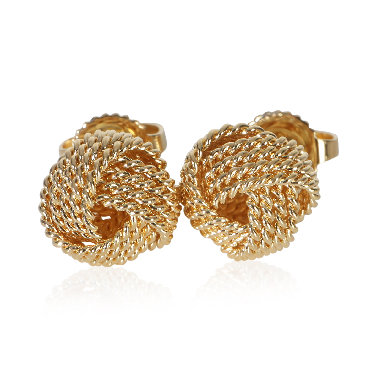 Tiffany & Co. Yellow Gold  Knot Earrings fv