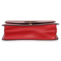 Prada Red Saffiano Envelope Flap Chain Shoulder Bag Handbag 5