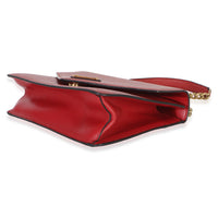 Prada Red Saffiano Envelope Flap Chain Shoulder Bag Handbag 6
