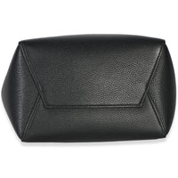 Celine Black Soft Grained Calfskin Small Sangle Bucket Bag Handbag 4
