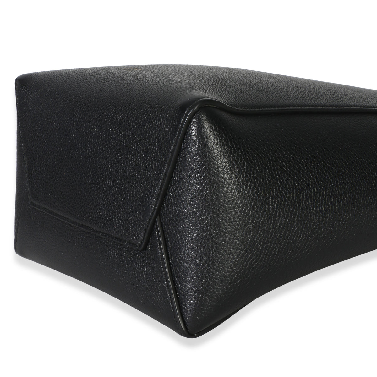 Celine Black Soft Grained Calfskin Small Sangle Bucket Bag Handbag 5