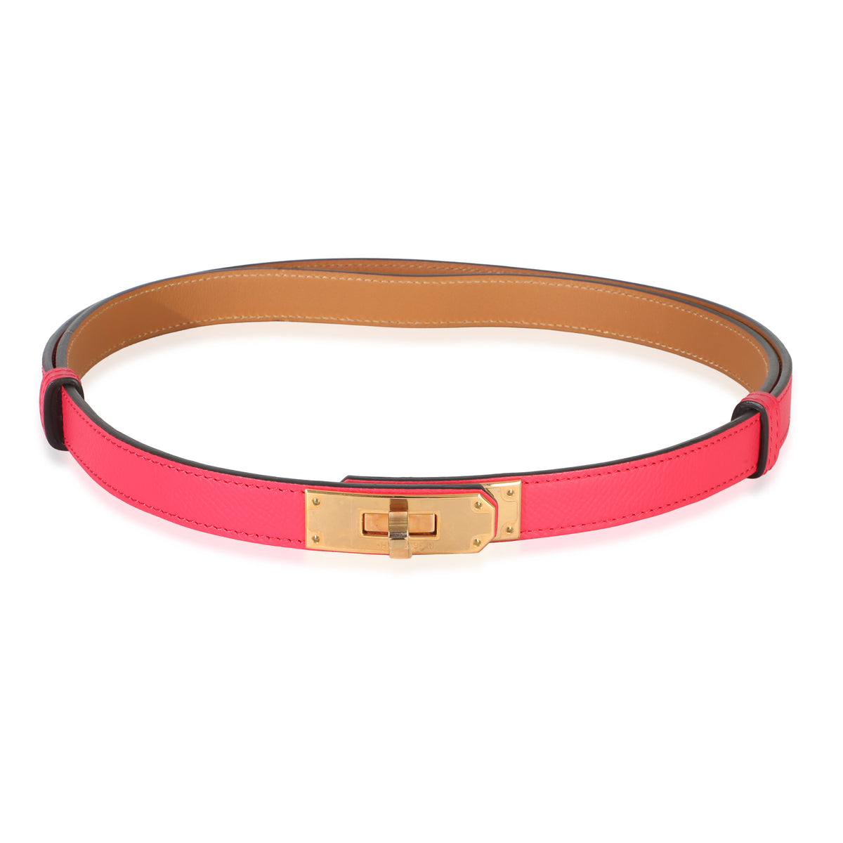 Hermès Rose Shocking Epsom Kelly 18 Belt RGHW id