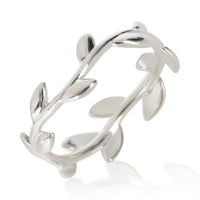 Tiffany & Co. Sterling Silver  Paloma Picasso Olive Leaf Ring