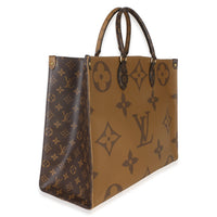Louis Vuitton Reverse Monogram Canvas Onthego GM Handbag 3
