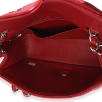 Chanel Red Quilted Lambskin Mini Rectangular Classic Flap Bag Handbag 8