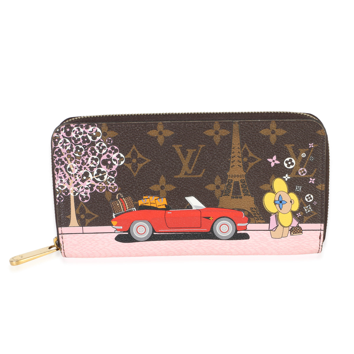 Louis Vuitton Monogram Canvas Vivienne Christmas Animation Zippy Wallet Wallet id