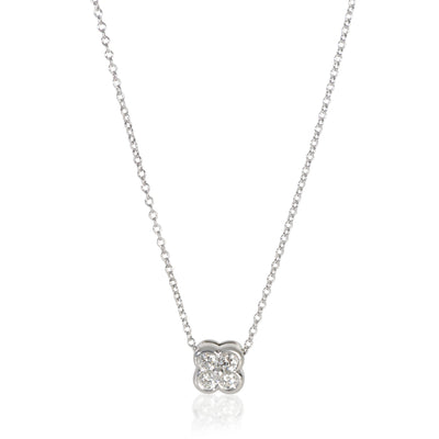 Tiffany & Co. Sterling Silver Diamond Lace Pendant fv