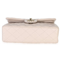 Chanel Light Pink Quilted Lambskin Small Classic Double Flap Bag Handbag 5