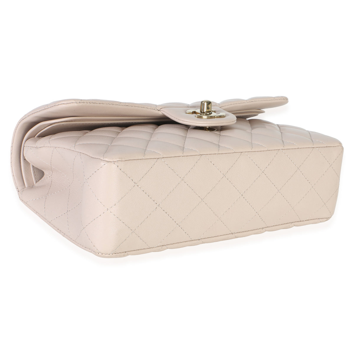 Chanel Light Pink Quilted Lambskin Small Classic Double Flap Bag Handbag 7