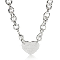 Tiffany & Co. Sterling Silver  Return To Tiffany Necklace