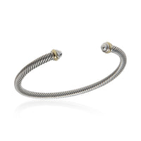 David Yurman Yellow Gold & Sterling Silver  Cable Classic Bracelet 4
