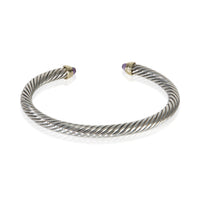 David Yurman Sterling Silver Amethyst Cable Classic Bracelet 3