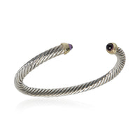 David Yurman Sterling Silver Amethyst Cable Classic Bracelet 4