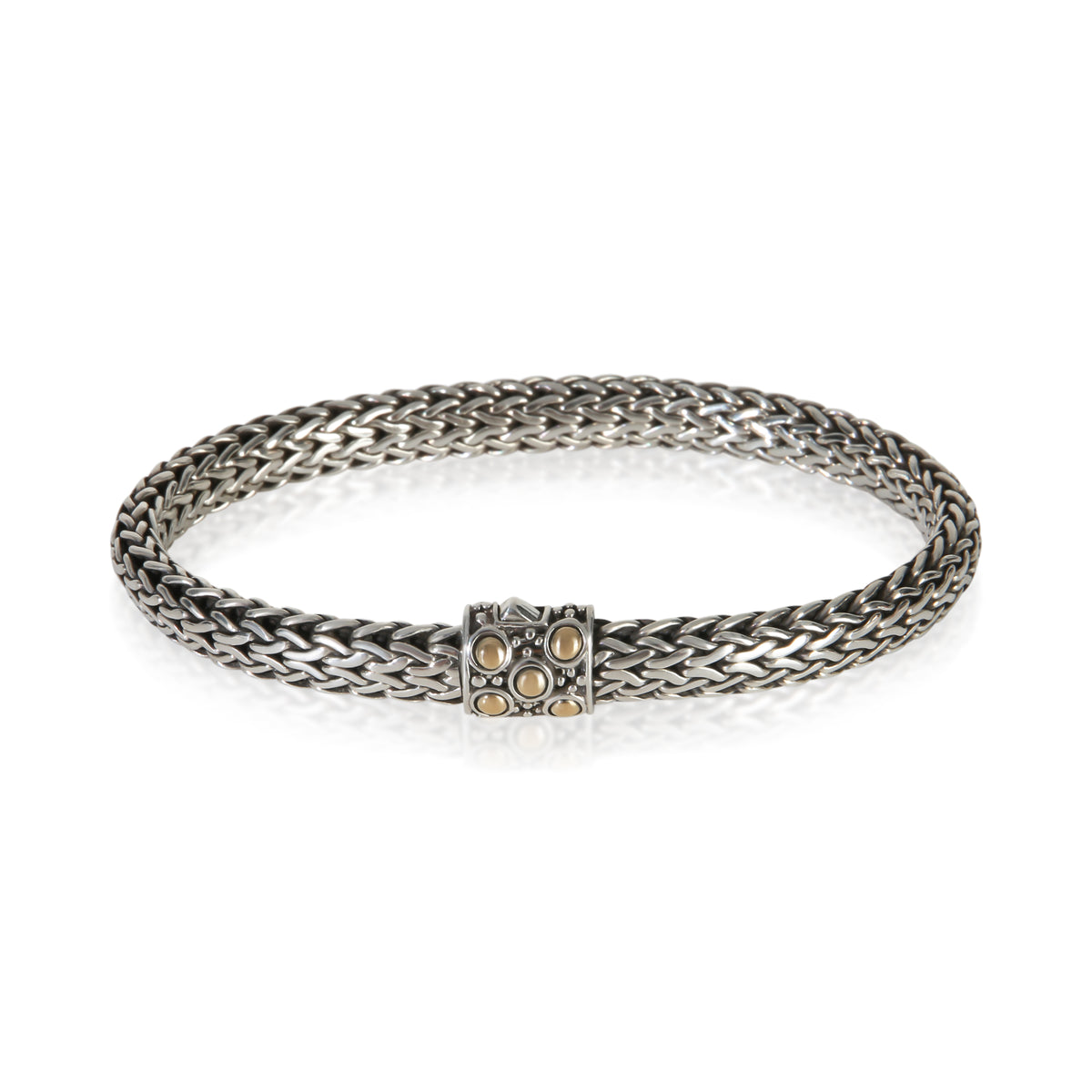 John Hardy Yellow Gold & Sterling Silver  Icon Bracelet fv