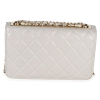 Chanel Light Grey Quilted Lambskin Trendy CC Wallet On Chain Handbag 7