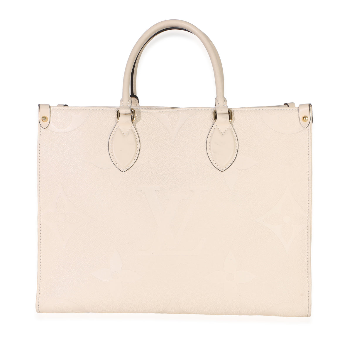Louis Vuitton Creme Giant Monogram Empreinte Onthego MM Handbag id