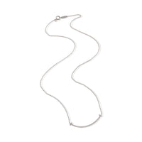 Tiffany & Co. White Gold Diamond Small Model Tiffany T Smile Necklace 4