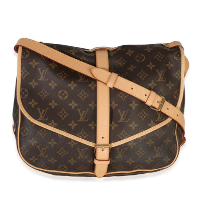 Louis Vuitton Monogram Canvas Saumur 35 Handbag id