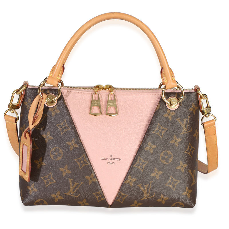 Louis Vuitton Pink Monogram Canvas V Tote BB Handbag id