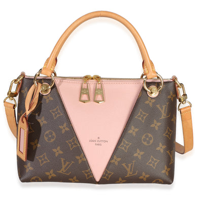 Louis Vuitton Pink Monogram Canvas V Tote BB Handbag id