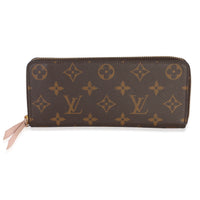 Louis Vuitton Rose Ballerine Monogram Canvas Clemence Wallet Wallet id