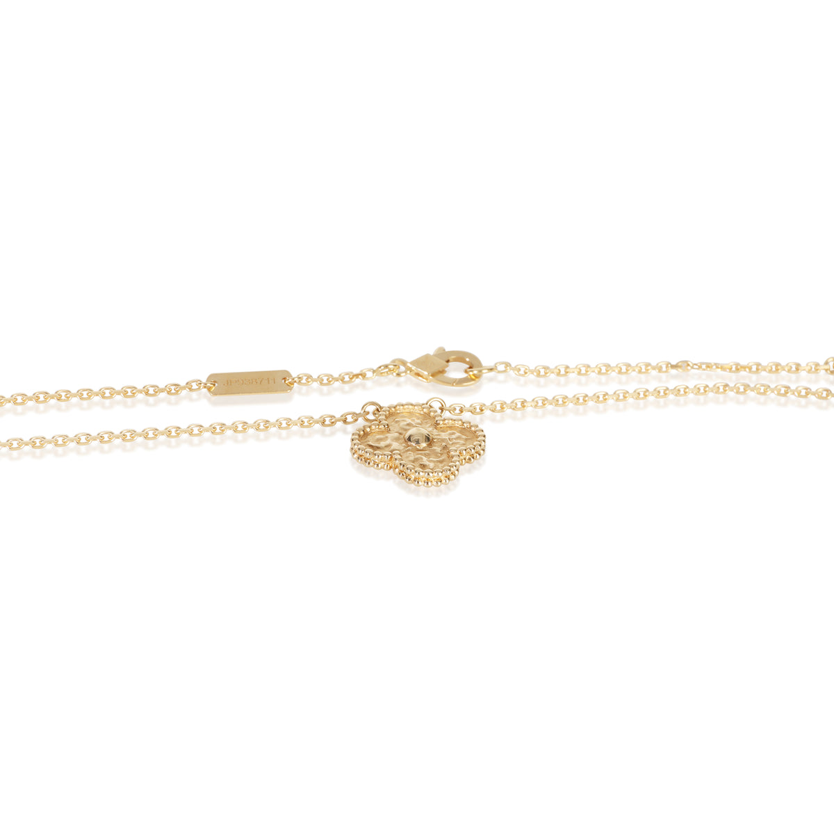 Van Cleef & Arpels Yellow Gold  Vintage Alhambra Pendant 2