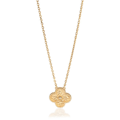 Van Cleef & Arpels Yellow Gold  Vintage Alhambra Pendant fv