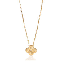 Van Cleef & Arpels Yellow Gold  Vintage Alhambra Pendant fv