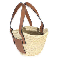 Loewe Natural Tan Raffia Small Basket Bag Handbag 2