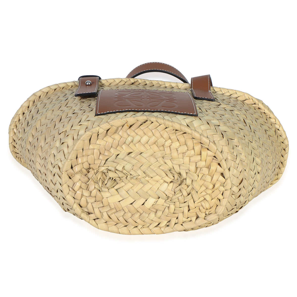 Loewe Natural Tan Raffia Small Basket Bag Handbag 5