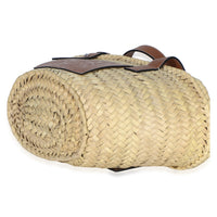 Loewe Natural Tan Raffia Small Basket Bag Handbag 6